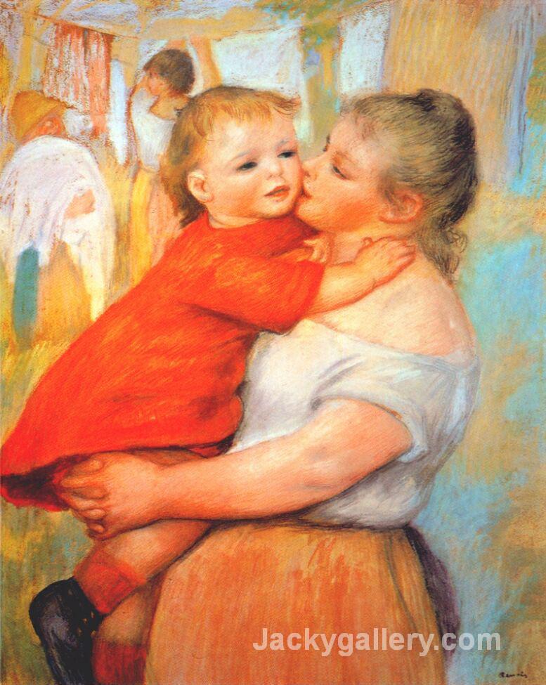 Aline and Pierre by Pierre Auguste Renoir paintings reproduction